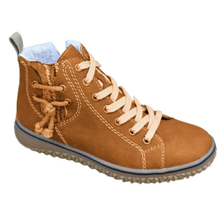 

Women s Ankle Boot With Plush Liner Skin-friendly For Winter 38 Brown