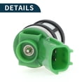 thumbnail image 4 of Unique Bargains Fuel Injector for Nissan Frontier XE 2.4 98-04 Flow Match Fuel Nozzle Green 1 Pc, 4 of 7