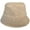 Khaki, variant on CoCopeaunts Solid Color Bucket Hat for Men Lamb Plush Thickened Fisherman Hat Retro Warm Bucket Caps Foldable Soft Cold Proof