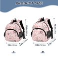 thumbnail image 2 of ALAZA Cartoon Lion Giraffe Elephant Mini Backpack School Bookbag Age 3-7 Medium, 2 of 7