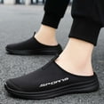 thumbnail image 2 of Men's Shoes New Summer Slippers Lightweight Casual Shoes Soft Bottom Half Toe A Stirrup Shoes Male Shoe Men, 2 of 7