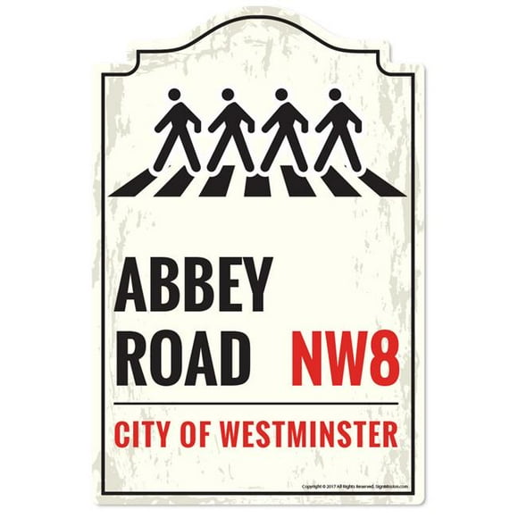 SignMission P-248 Abbey Road Abbey Road Street Sign