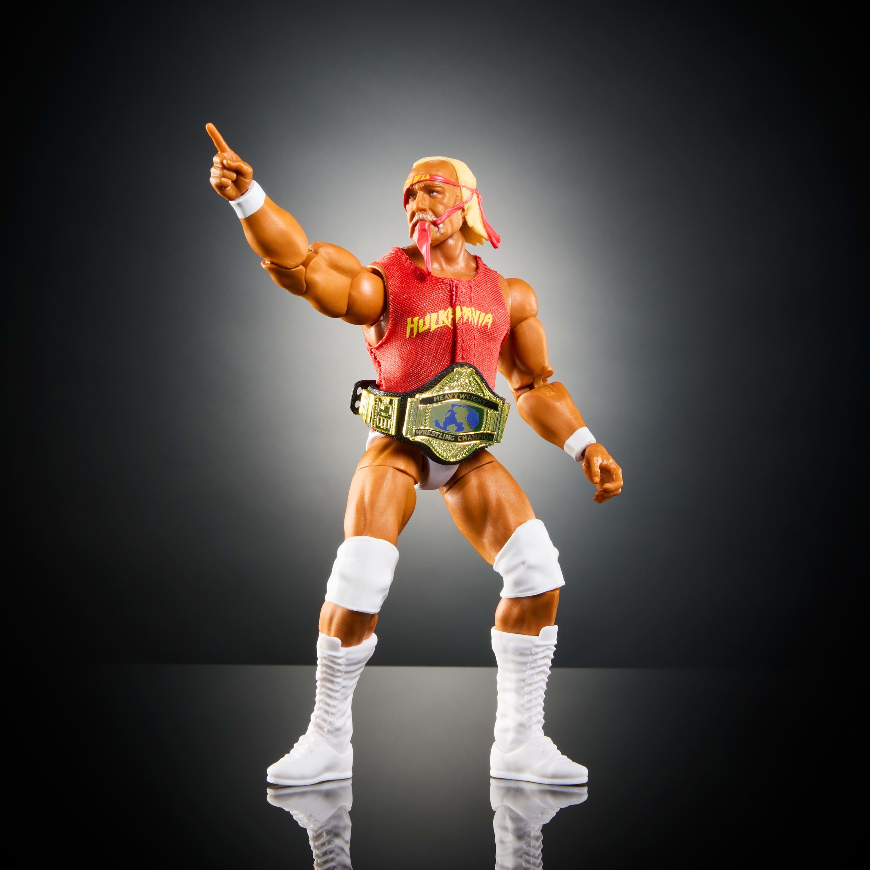WWE Elite Hulk Hogan Action Figure, Greatest Hits 6-inch Collectible with Articulation & Accessories