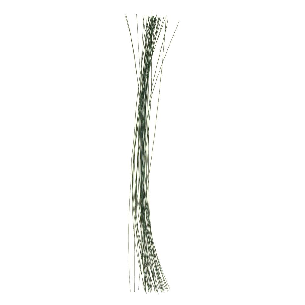 Aluminum Floral Wire, Green, 26 Gauge, 18Inch, 40 Count