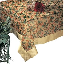 Saro Lifestyle Printed Christmas Tablecloth