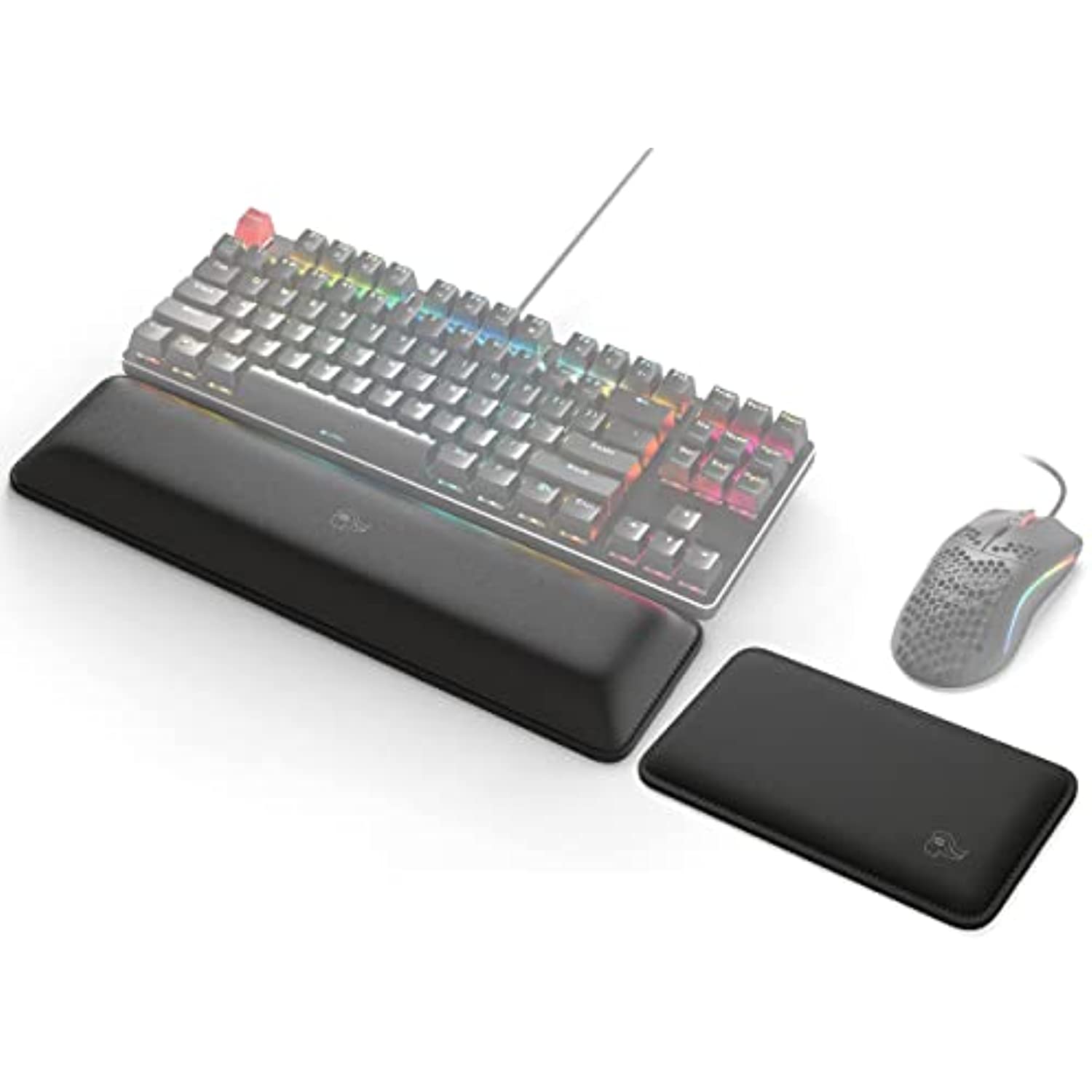 (Keyboard Wrist Rest + Mouse Wrist Rest) Glorious Padded Keyboard Wrist