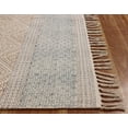 thumbnail image 5 of Casavani Hand Woven Durries Geometric Kitchen Outdoor Blue Carpet 9x15 Feet, 5 of 5