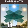 thumbnail image 4 of Villacera 9FT Outdoor Patio Umbrella Shade with Auto Tilt, Forest Green, 4 of 11