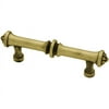 Brainerd 3" French Tassel Pull, Tumbled Antique Brass