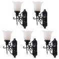 thumbnail image 1 of MOVTOTOP 5Pack Square Black Miniature Lamp Decorations in Warm Yellow Light for Collectors Interior Lighting, 1 of 7