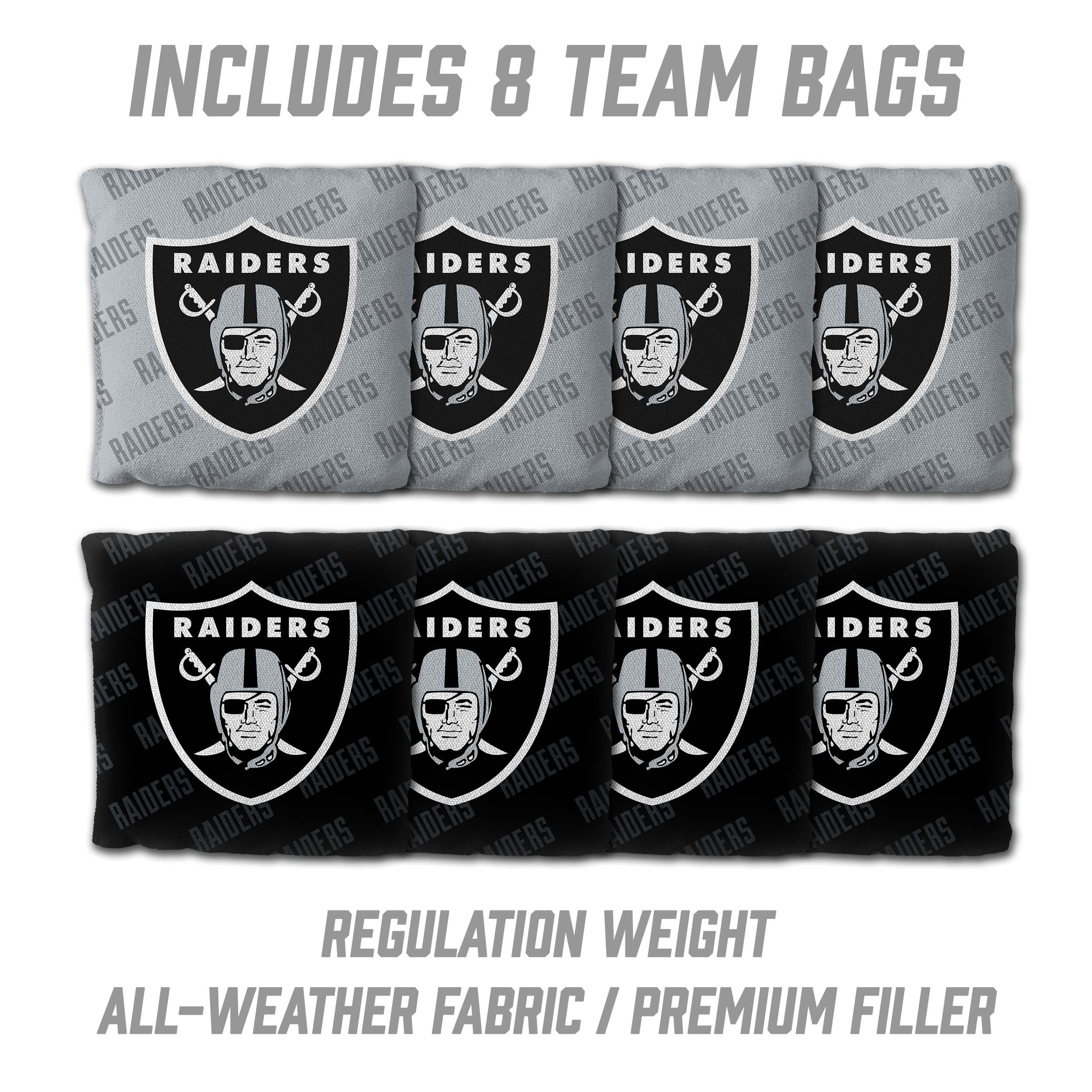 YouTheFan NFL Las Vegas Raiders 2' x 3' Cornhole Game