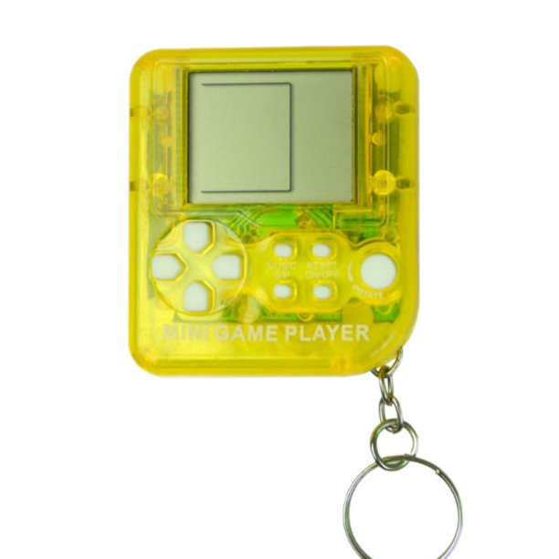 Forericy Retro Tetris Game Box Mini Key Chain Kids Handheld Classic Games Machine With Keychain Ring Walmart Com Walmart Com