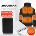 thumbnail image 2 of 20000mAh Power Bank Battery Backup Heated Vest Thermal Jacket Gloves Charging, 2 of 5