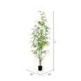 thumbnail image 3 of Vickerman 5' Potted Mini Bamboo Tree 819 Leaves - TB190450, 3 of 3