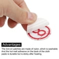 thumbnail image 4 of Uxcell Number Digital Patch Number Embroidery Red Number Cloth Paste Number DIY 50 Pack, 4 of 6