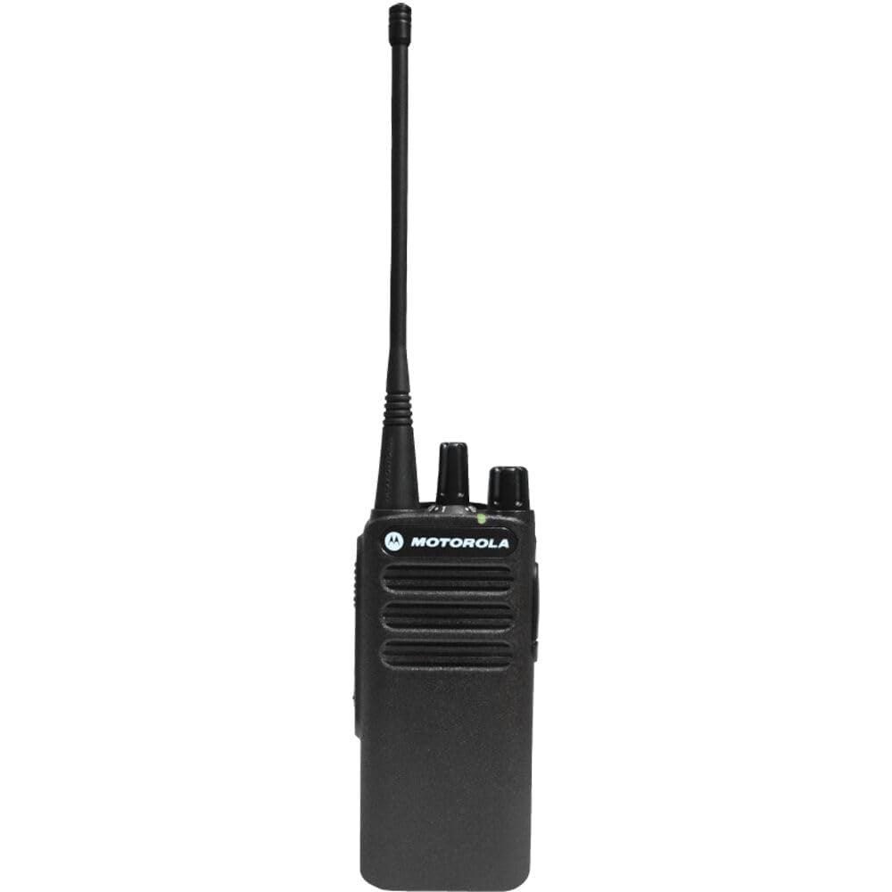 2 x Motorola CP100D Analog UHF Portable Non-Display Two Way Radio, 16 Channel, 4 Watt (403-480MHz) - 2 Pack Bundle