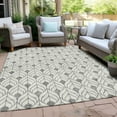 thumbnail image 6 of Addison Rugs Chantille Indoor/Outdoor Transitional Geometric Gray Washable Rectangle Rug, 3' x 5', 6 of 6