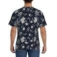 thumbnail image 2 of Rocae Retro Flower for Men's Moisture-Wicking Crew Tee - T-Shirt for Sports, Outdoor Activities, and Casual WearX-Large, 2 of 9