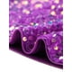 thumbnail image 5 of Blusa de fiesta de manga corta con cuello redondo y lentejuelas de terciopelo para mujer Morado Claro M, 5 of 6