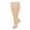 #01-Beige, variant on Plus Size Open Toes Compression Socks for Men & Women, Wide Calf Toeless Stockings Support for Circulation