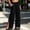 #0434-Black, variant on Womens Drawstring High Waist Wide Leg Pants with Side Slit and Pockets Loose Casual Trousers Bottoms for Daily Beach Summer