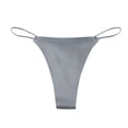 thumbnail image 1 of B91xZ Culottes Bikini en Dentelle Extensible pour Femmes, Gris TG, 1 of 3