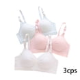thumbnail image 2 of LYMAYTER Teens Girls Training Bras Soft Wireless Light Padded Bralette Comfortable Everyday Wear‌ 11-16Y, 2 of 8