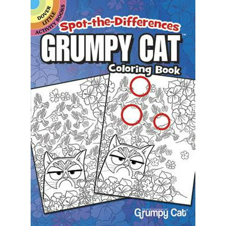 Spot-The-Differences: Grumpy Cat Coloring Book