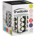 thumbnail image 5 of Trudeau 12-Bottle Square Spice Carousel, Stainless Steel, Unfilled, 5 of 5