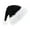 A, variant on Black Hat Thickened Plush Santa Hat for Adult and Children Soft and Comfortable as Holiday Party Supply