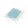 IRIS USA Small Pet Training Pad Holder, Blue