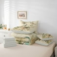 thumbnail image 6 of Feelyou Rustic Bird Animal Bedding Comforter Set 7pcs, Chinese Flower Floral King Bedding Sets, Vintage Fashion Style Reversible Bed Sheets, Microfiber Bedroom Decor, 6 of 8
