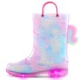 thumbnail image 1 of Botas de lluvia K KomForMe para niños pequeños, iluminadas, impermeables, unisex, 1 of 6
