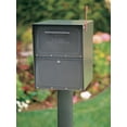 thumbnail image 6 of Architectural Mailboxes Oasis® Classic™ Secure, Heavy duty, Modern Steel Metal Post Mounted Mail Box for outside, XL Extra Large Curbside Mailbox with Magnetic Latch & Lockable, Waterproof Door, 6 of 10
