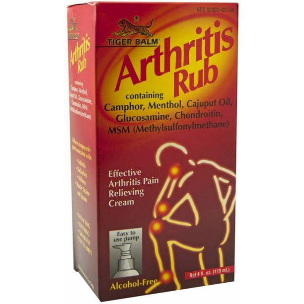 Tiger Balm Arthritis Tiger Balm Rub, 4 OZ - Walmart.com