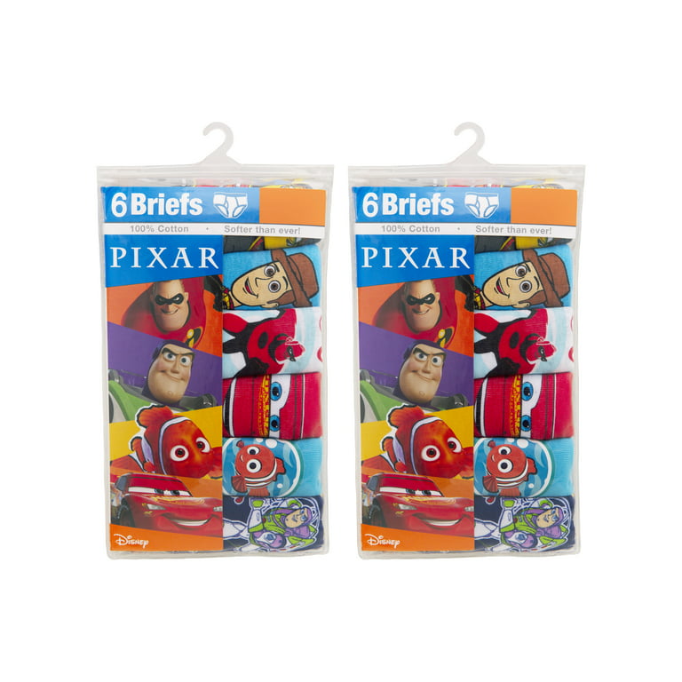 Pixar Toddler Boys Underwear, Briefs, 12pk 