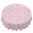 thumbnail image 2 of Pioneer Flower Floral Print Pattern Round Tablecloth 60 X 60 Inch, Wrinkle Resistant Wipeable Table Cloth for Kitchen Dining Picnic Patio Party, 2 of 6