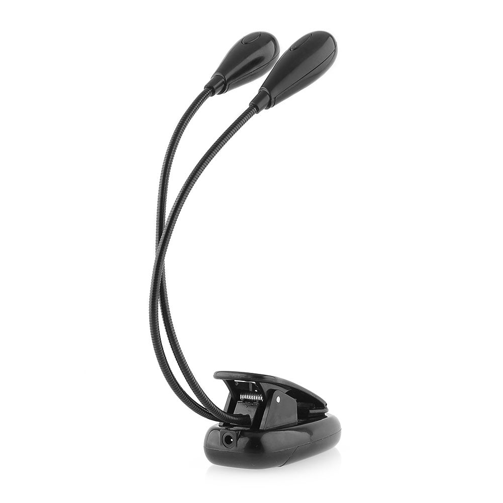 Clip on Book Light LED Reading Light, 360¡ã Adjustable Dual Head