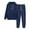 Navy, variant on Kaemgyyd Women's Fall Two Piece Outfit Fashion Long Sleeve Hooded Pullover Tops and Drawstring Sweatpants Tracksuit