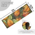 thumbnail image 5 of Yayeee Hallway Runner Rug 2'x6' Non Slip Machine Washable with Rubber Backing, Green Retro Leaves, 5 of 8