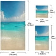 thumbnail image 2 of GZHJMY Summer Beach Towel Set Bathroom Sets Highly Absorbent Comfortable Washcloth Hand Towel and Bath Towels,3 Piece, 2 of 7