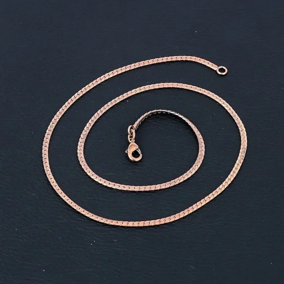 100% Solid Pure Copper Rope Chain Designer Link Chain Necklace Jewelry Size 18 inch