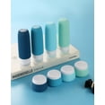 thumbnail image 6 of Micebay Travel Bottles for Toiletries 8 Pack, Tsa Approved 3-oz Travel Size Containers with Clear Bag, Silicone Squeezable Essentials Creams Jars, 6 of 17