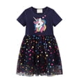 thumbnail image 2 of Baozhu Summer Cartoon Children Girls Princess Dress 2-7 Years Ins Kids Girls Dress Fashion Children Clothing, 2 of 5
