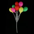 thumbnail image 2 of 1/12 Échelle Maison de Poupée Miniature Coloré Ovale Maison de Poupée Accessoires en Forme de Ballons Décoration Intérieure, 2 of 9