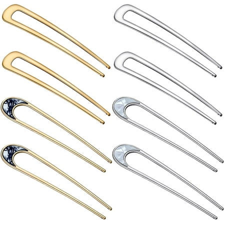 8 Pieces Metal Hairpin U Shaped Hair Pin Bride Hair Accessories Vintage  Hairpin Simple Hair Clips French Style Hair Stick Bobby Pin Hair Pin Kit  for Women Girls Hairstyle Accessories | Walmart Canada