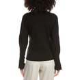 thumbnail image 2 of 3.1 Phillip Lim womens  Wool Knit Crepe Combo Corset Top, s, 2 of 3