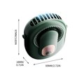 thumbnail image 3 of Ventilador de Cintura Portátil Colgante Ventilador de Cintura, Pequeño Ventilador Portátil para Cargar Y Poderoso Ventilador Colgante de Campamento Al Aire Libre, 3 of 5