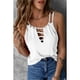 thumbnail image 2 of Camiseta sin mangas para mujer, camiseta sin mangas, ajuste holgado, Color puro, cómoda para citas y viajes, 2 of 6