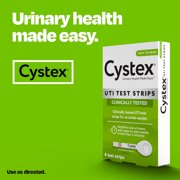 Cystex UTI Test Strips for Women, At-Home Urinary Tract Test, 4ct